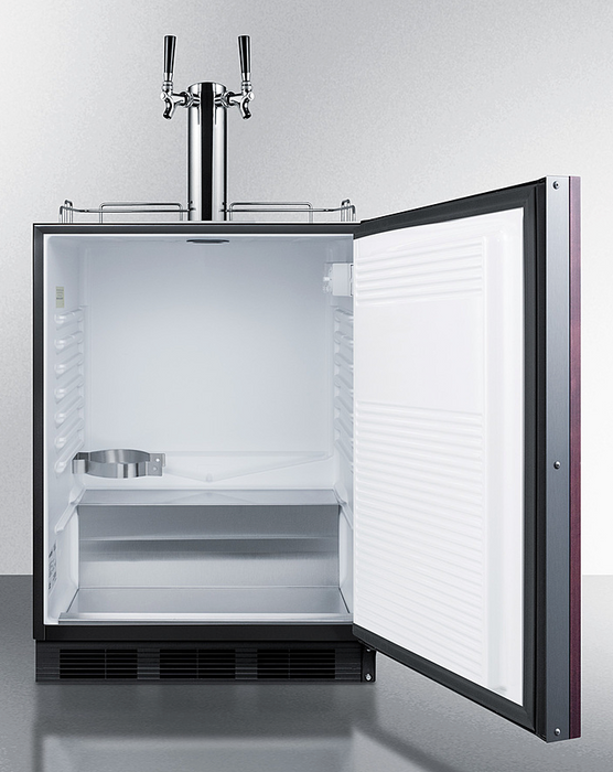 Summit 24" Wide Built-In Wine Kegerator, ADA Compliant (Panel Not Included) Refrigerator Accessories Summit Appliance