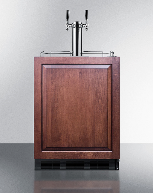 Summit 24" Wide Built-In Wine Kegerator, ADA Compliant (Panel Not Included) Refrigerator Accessories Summit Appliance