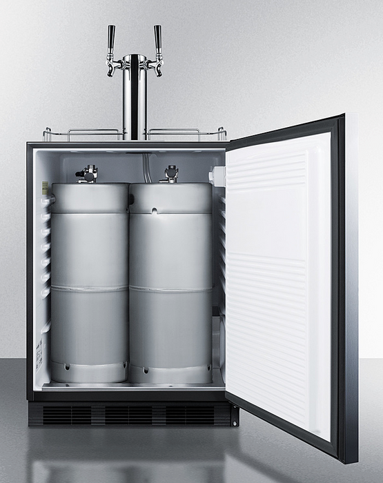 Summit 24" Wide Built-In Wine Kegerator, ADA Compliant Refrigerator Accessories Summit Appliance