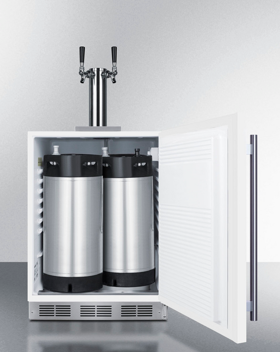 Summit 24" Wide Built-In Cold Brew Coffee Kegerator, ADA Compliant Refrigerator Accessories Summit Appliance