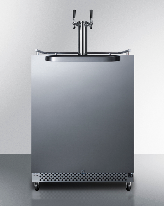 Summit 24" Wide Built-In Outdoor Cold Brew Coffee Kegerator Refrigerator Accessories Summit Appliance