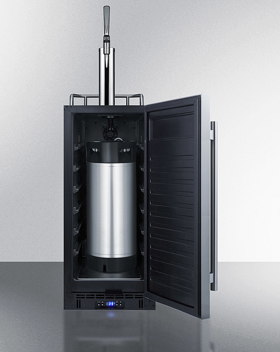 Summit 15" Wide Built-In Nitro-Infused Coffee Kegerator Refrigerator Accessories Summit Appliance