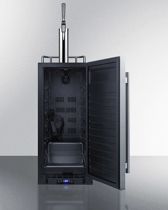 Summit 15" Wide Built-In Nitro-Infused Coffee Kegerator Refrigerator Accessories Summit Appliance
