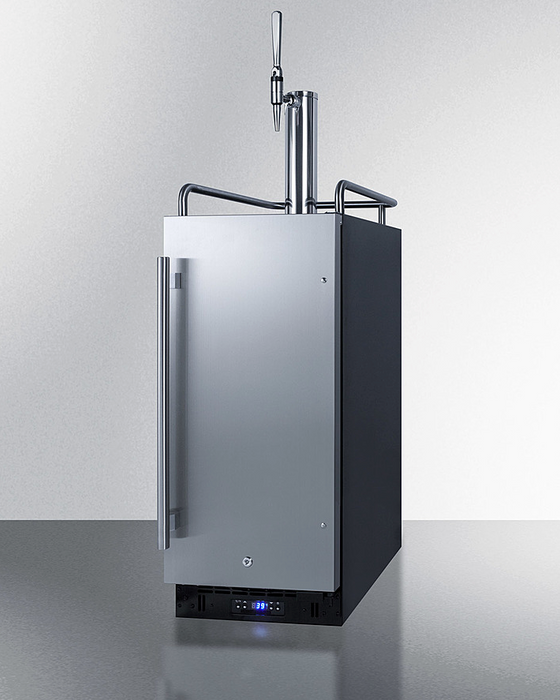 Summit 15" Wide Built-In Nitro-Infused Coffee Kegerator Refrigerator Accessories Summit Appliance