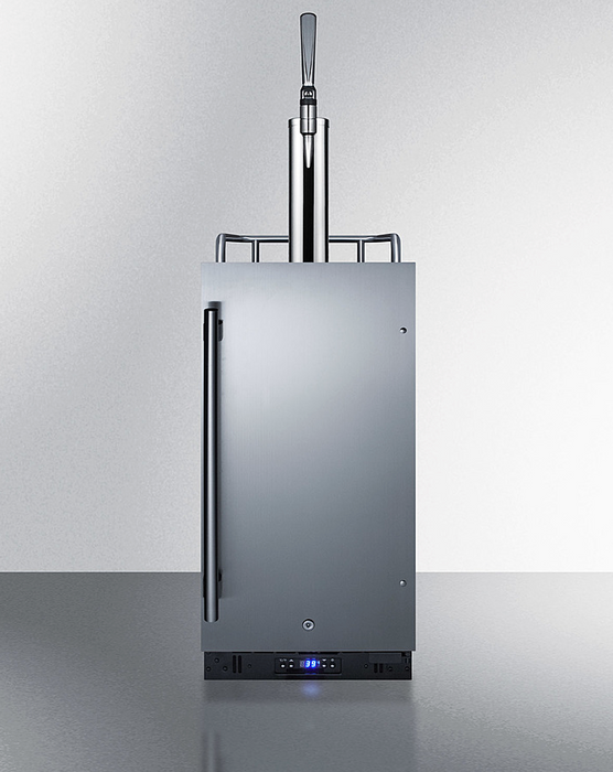 Summit 15" Wide Built-In Nitro-Infused Coffee Kegerator Refrigerator Accessories Summit Appliance