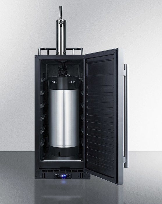 Summit 15" Wide Built-In Cold Brew Coffee Kegerator Refrigerator Accessories Summit Appliance