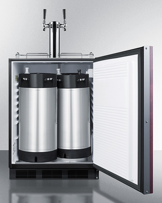Summit 24" Wide Built-In Cold Brew Coffee Kegerator, ADA Compliant (Panel Not Included) Refrigerator Accessories Summit Appliance