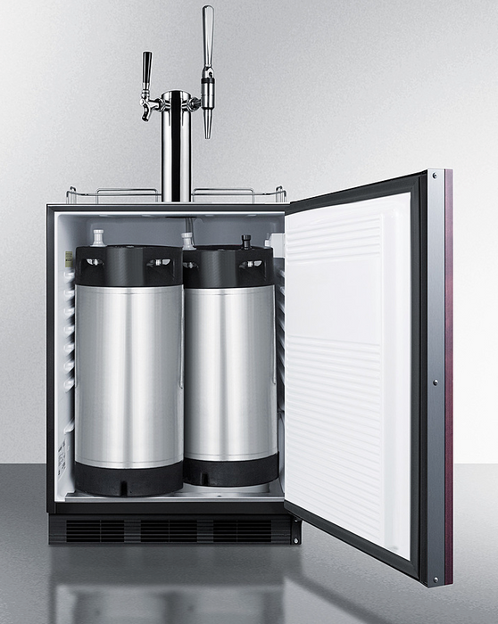 Summit 24" Wide Built-In Coffee Kegerator, ADA Compliant (Panel Not Included) Refrigerator Accessories Summit Appliance