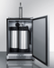 Summit 24" Wide Built-In Outdoor Cold Brew Coffee Kegerator Refrigerator Accessories Summit Appliance   