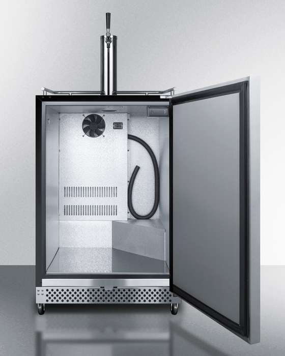 Summit 24" Wide Built-In Outdoor Cold Brew Coffee Kegerator Refrigerator Accessories Summit Appliance