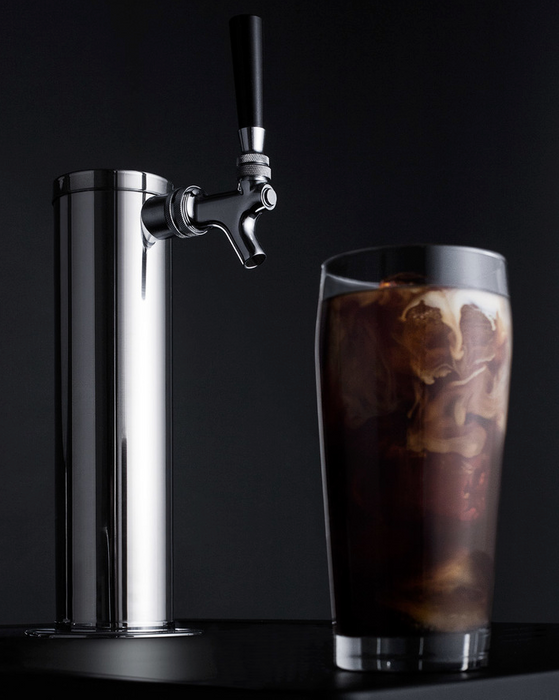 Summit 24" Wide Built-In Outdoor Cold Brew Coffee Kegerator Refrigerator Accessories Summit Appliance