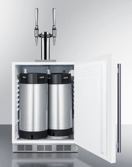 Summit 24" Wide Built-In Nitro-Infused Coffee Kegerator, ADA Compliant Refrigerator Accessories Summit Appliance