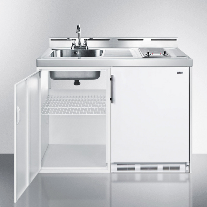 Summit 48" Wide All-In-One Kitchenette Refrigerator Accessories Summit Appliance