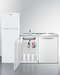 Summit 71" Wide All-In-One Kitchenette with Dishwasher Refrigerator Accessories Summit Appliance   