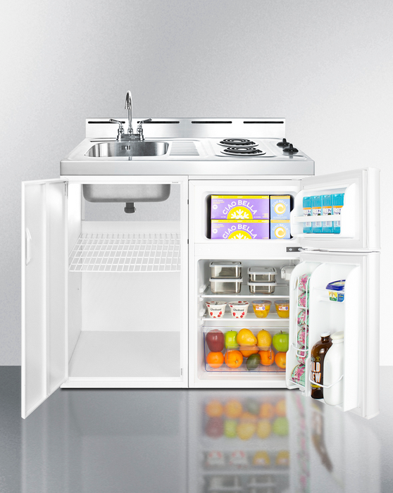 Summit 39" Wide All-In-One Kitchenette Refrigerator Accessories Summit Appliance