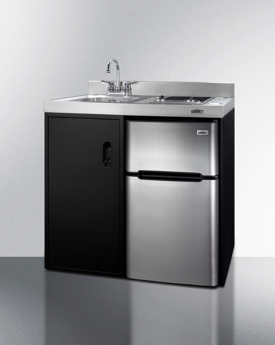 Summit 36" Wide All-In-One Kitchenette Refrigerator Accessories Summit Appliance