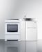 Summit 54" Wide All-in-One Kitchenette with Electric Range Refrigerator Accessories Summit Appliance   