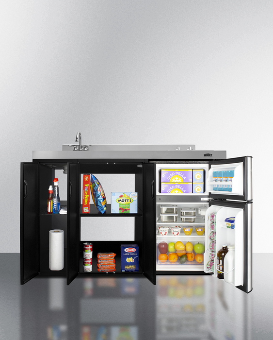 Summit 54" Wide All-In-One Kitchenette Refrigerator Accessories Summit Appliance