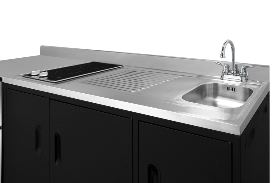 Summit 72" Wide All-In-One Kitchenette, ADA Counter Height Refrigerator Accessories Summit Appliance