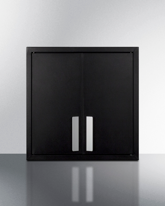 Summit Black 18" Wide Wall Cabinet Refrigerator Accessories Summit Appliance