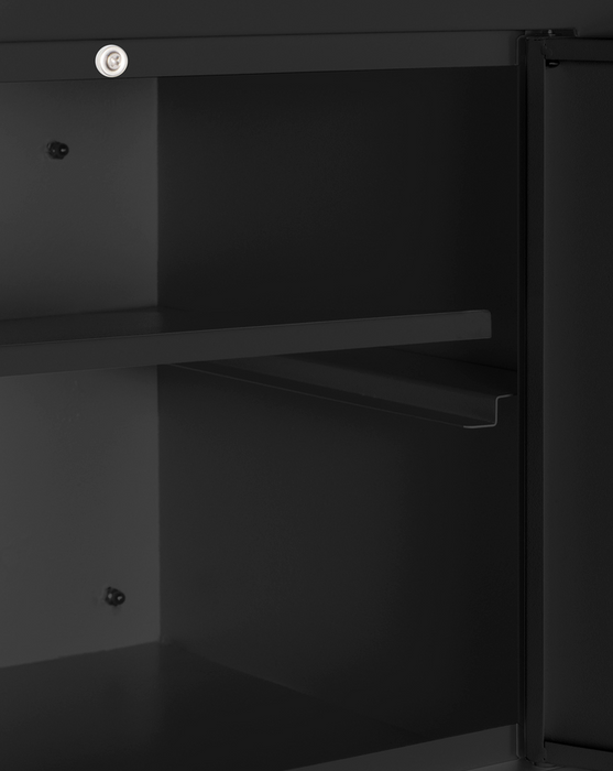 Summit Black 18" Wide Wall Cabinet Refrigerator Accessories Summit Appliance