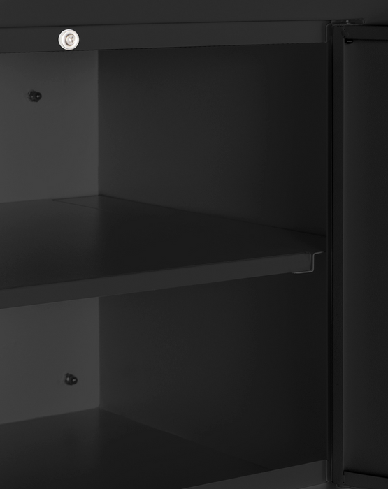 Summit Black 18" Wide Wall Cabinet Refrigerator Accessories Summit Appliance