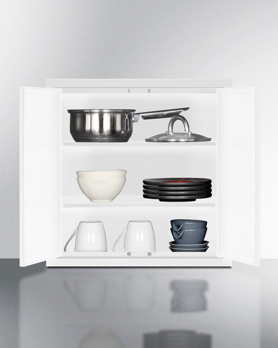 Summit White 18" Wide Wall Cabinet Refrigerator Accessories Summit Appliance