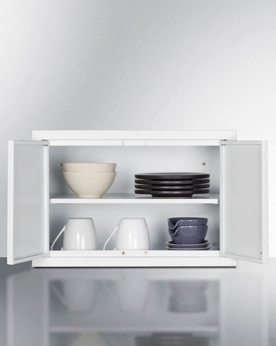 Summit White 18" Wide Wall Cabinet Refrigerator Accessories Summit Appliance