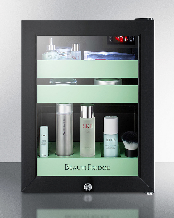 Summit BeautiFridge Cosmetics Cooler Refrigerator Accessories Summit Appliance