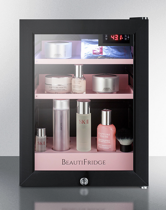 Summit BeautiFridge Cosmetics Cooler Refrigerator Accessories Summit Appliance