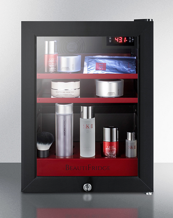 Summit BeautiFridge Cosmetics Cooler Refrigerator Accessories Summit Appliance