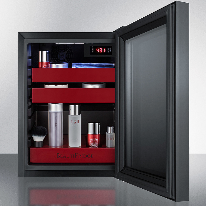Summit BeautiFridge Cosmetics Cooler Refrigerator Accessories Summit Appliance