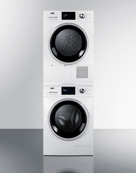 Summit Washer/Heat Pump Dryer Combination Refrigerator Accessories Summit Appliance