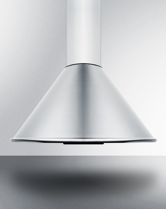 Summit 24" Wide Wall-Mounted Range Hood, ADA Compliant Refrigerator Accessories Summit Appliance