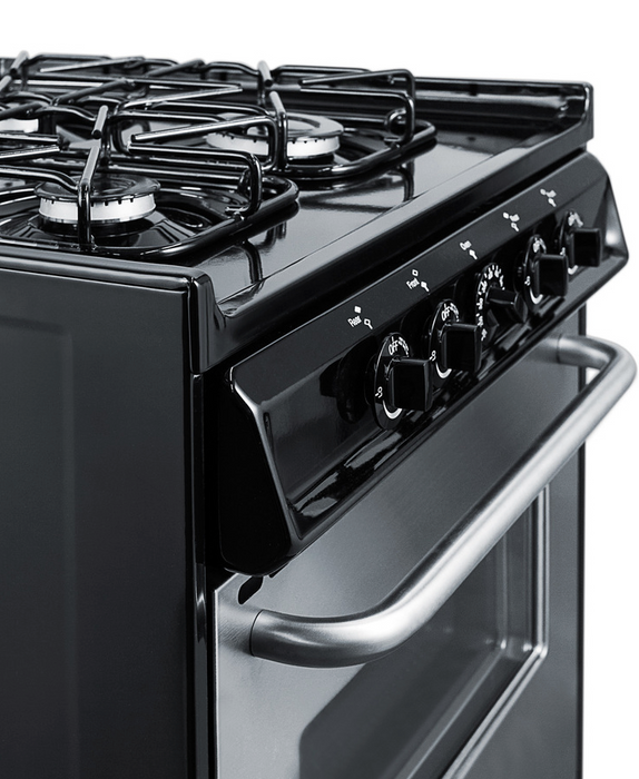 Summit 24" Wide Gas Range, Sealed Burners Refrigerator Accessories Summit Appliance