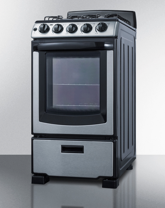 Summit 20" Wide Gas Range Refrigerator Accessories Summit Appliance
