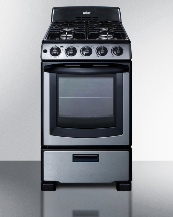 Summit 20" Wide Gas Range Refrigerator Accessories Summit Appliance