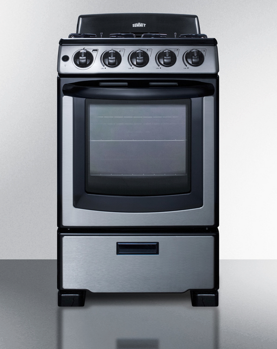 Summit 20" Wide Gas Range Refrigerator Accessories Summit Appliance