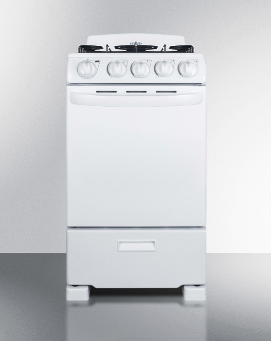Summit 20" Wide Gas Range Refrigerator Accessories Summit Appliance