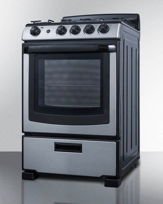 Summit 24" Wide Gas Range Refrigerator Accessories Summit Appliance