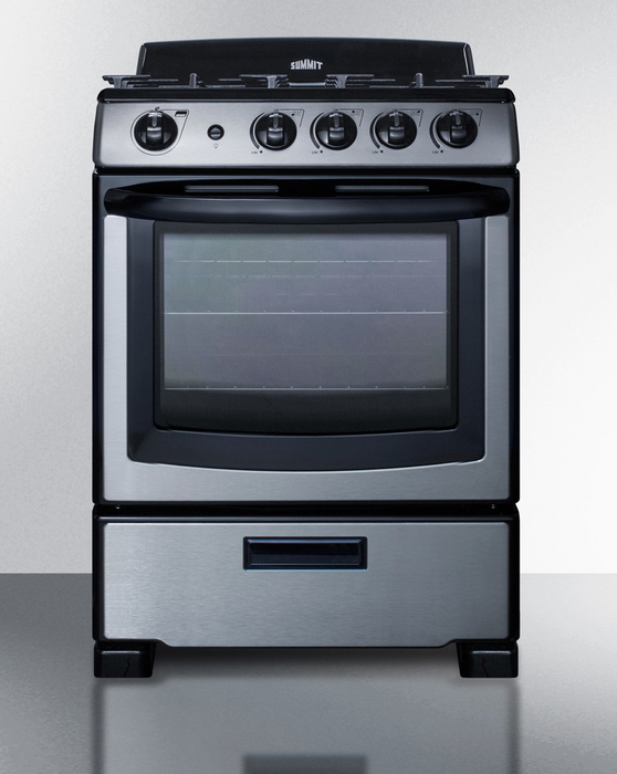 Summit 24" Wide Gas Range Refrigerator Accessories Summit Appliance