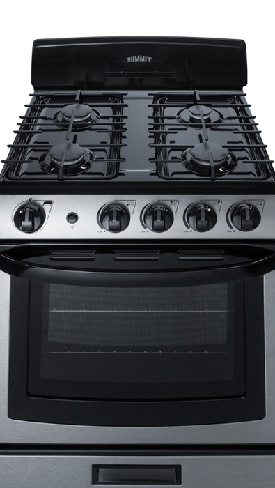 Summit 24" Wide Gas Range Refrigerator Accessories Summit Appliance