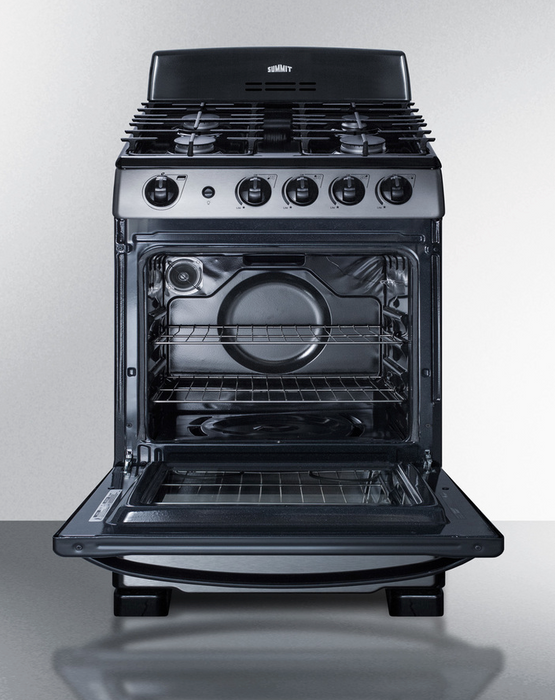 Summit 24" Wide Gas Range Refrigerator Accessories Summit Appliance