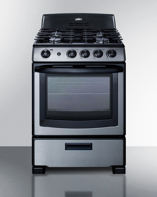 Summit 24" Wide Gas Range Refrigerator Accessories Summit Appliance