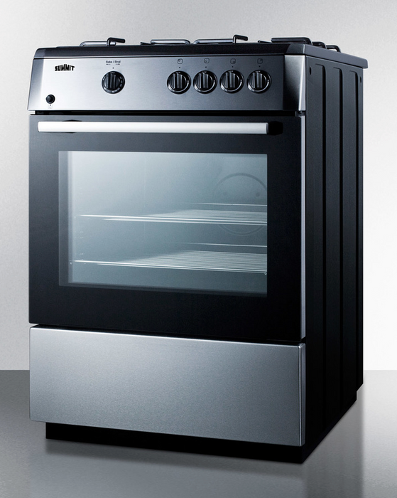 Summit 24" Wide Gas Range Refrigerator Accessories Summit Appliance