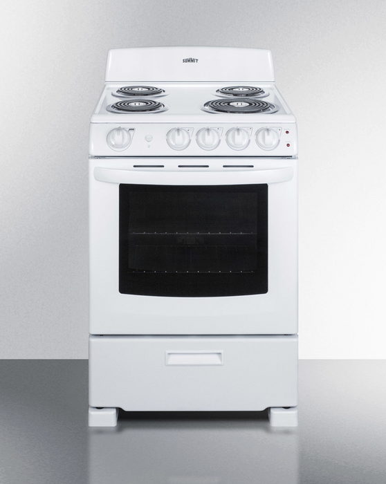 Summit 24" Wide Electric Coil Range Refrigerator Accessories Summit Appliance