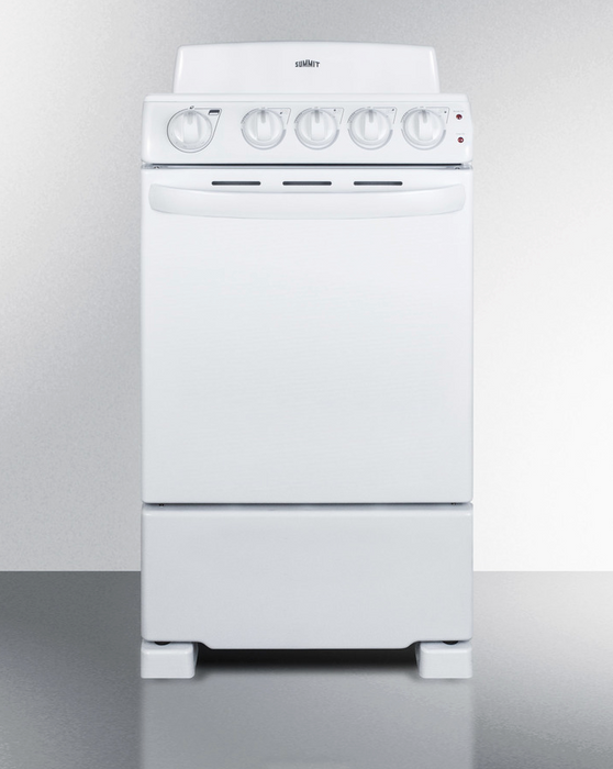 Summit 20" Wide Electric Coil Range Refrigerator Accessories Summit Appliance