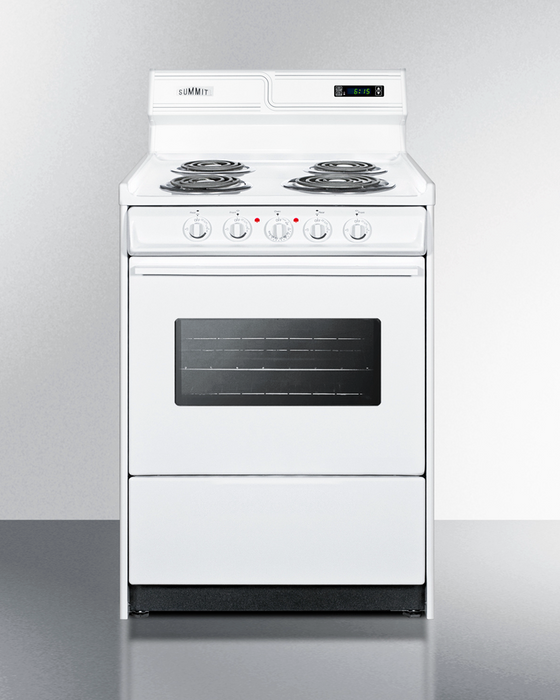 Summit 24" Wide Electric Coil Top Range Refrigerator Accessories Summit Appliance