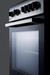 Summit 24" Wide Smooth Top Electric Range Refrigerator Accessories Summit Appliance   