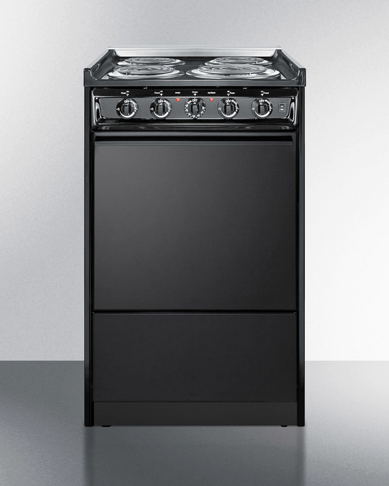 Summit 20" Wide Electric Coil Range Refrigerator Accessories Summit Appliance